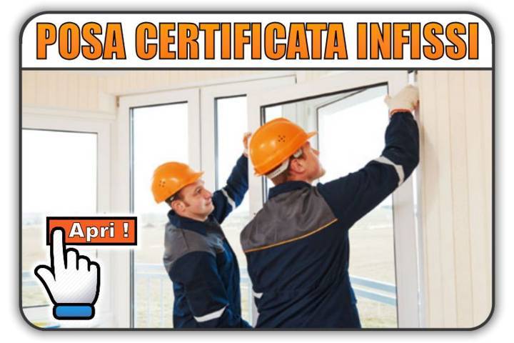 posa certificata infissi Vercelli finestre